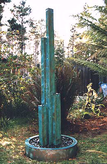 Seven Towers I, sculpture by Richard Yaski